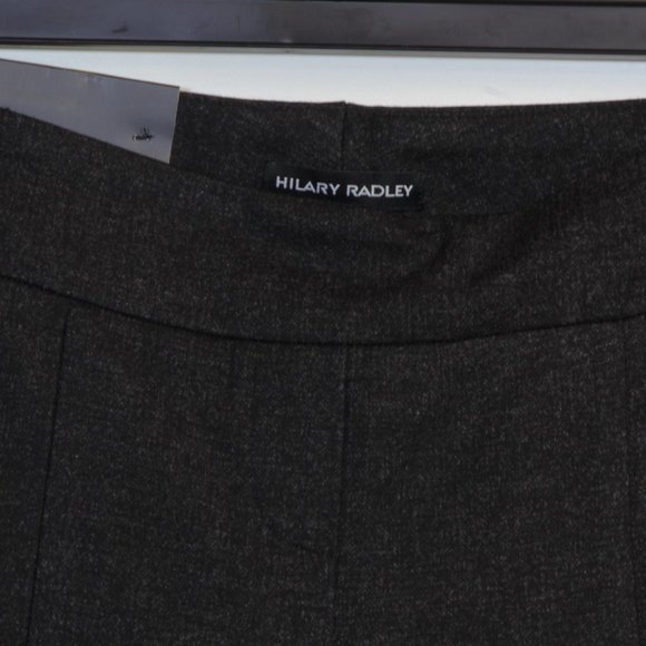 Hilary Radley Women's Charcoal Slimming Fit Ponte Pants Size Small NWT - Picture 3 of 6